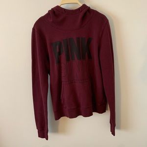PINK Maroon Sweatshirt